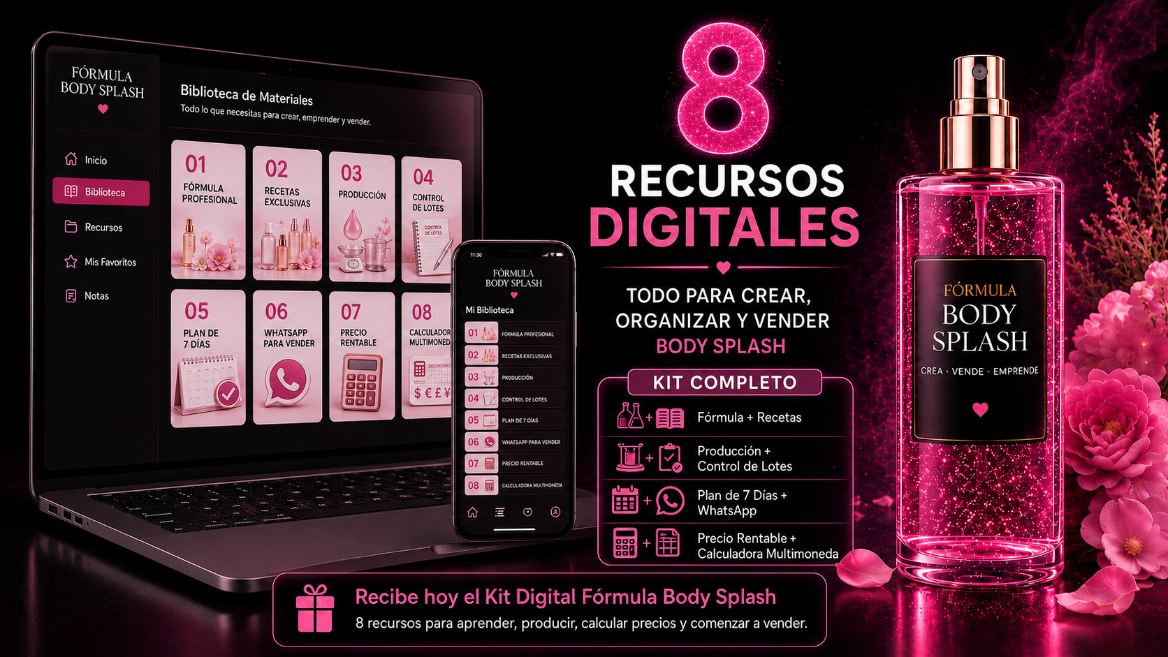 Kit Digital Completo Body Splash